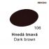 Hnedá farba na semiš 106 TRG Dark Brown